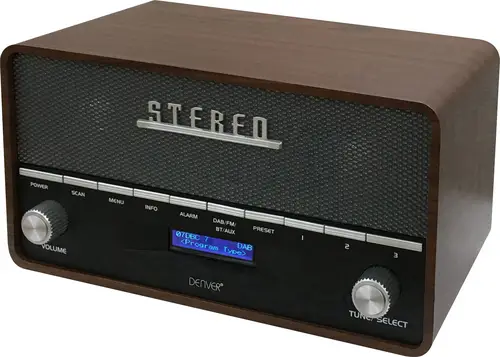 Denver DAB-36 Tischradio DAB+ Holz
