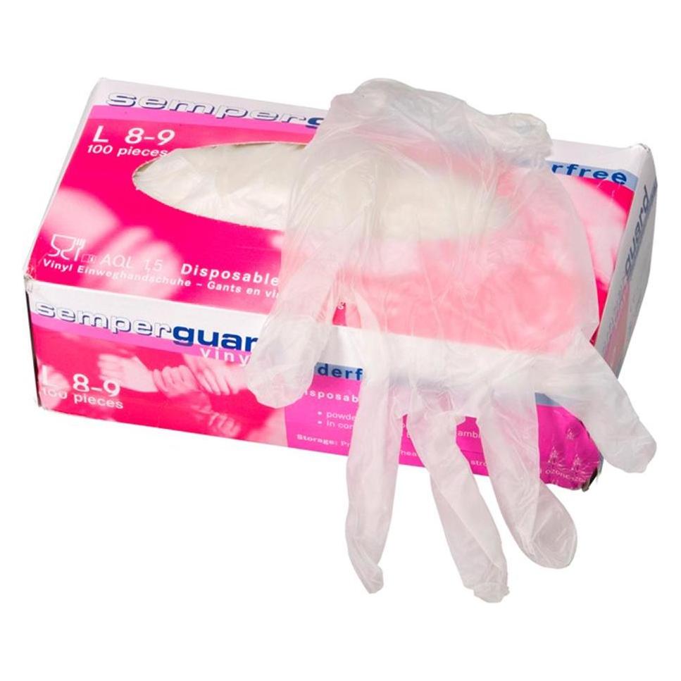 Semperguard Einweg-Vinyl-Handschuh (S) (4145-S 7610622451284)