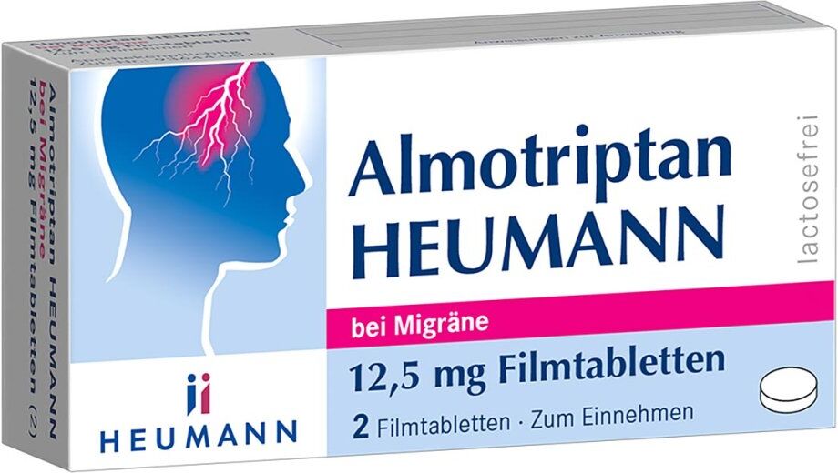 Almotriptan Heumann bei Migräne 12,5mg