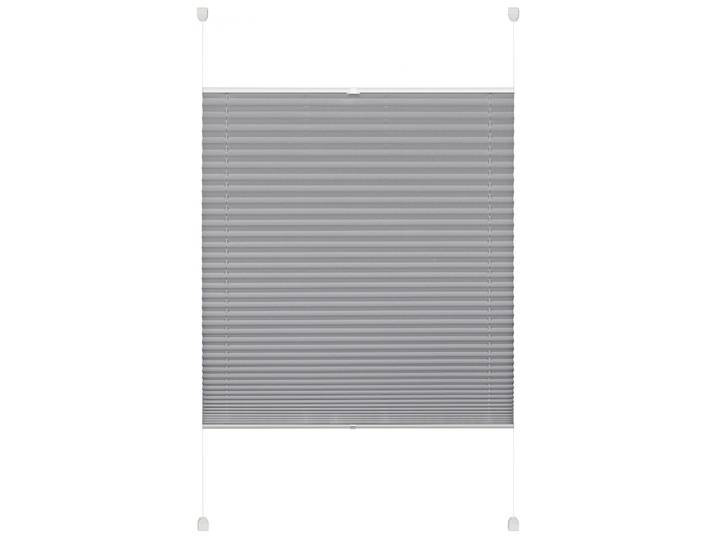Plissee GARDINIA EASYFIX PIA Gr. 1, grau, B:40cm H:130cm, Obermaterial: 100% Polyester, Plissees, Plissee, mit patentiertem Trägersystem