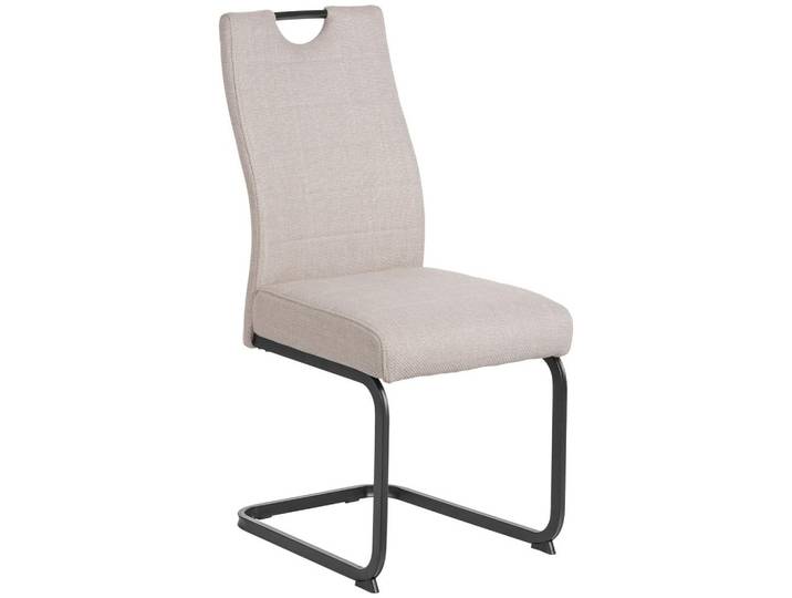 Schwingstuhl Finni Webstoff beige Federkern