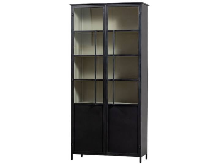 Tchibo - Woood Metall-Vitrine »Exhibit« XL - 99x45x203cm - schwarz -