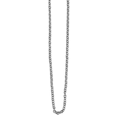 Kette ohne Anhänger ADELIA´S "Halskette aus Edelstahl 60 cm", silber, Halsketten, Damen, 60cm, Edelstahl, Schöne Geschenkidee zum Valentinstag