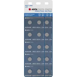 20x AGFAPHOTO Batterie Alkaline LR44 V13GA 1,5V im 10er Blister