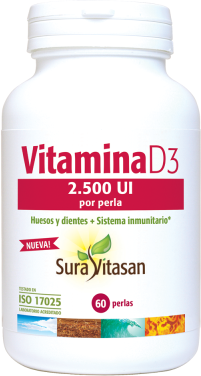 Sura Vitasan Vitamin D3 2,500 IU 120 Capsules