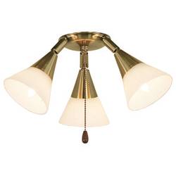 CasaFan 16 MA 3-STRAHLER Deckenventilator-Leuchte Opalglas 1111