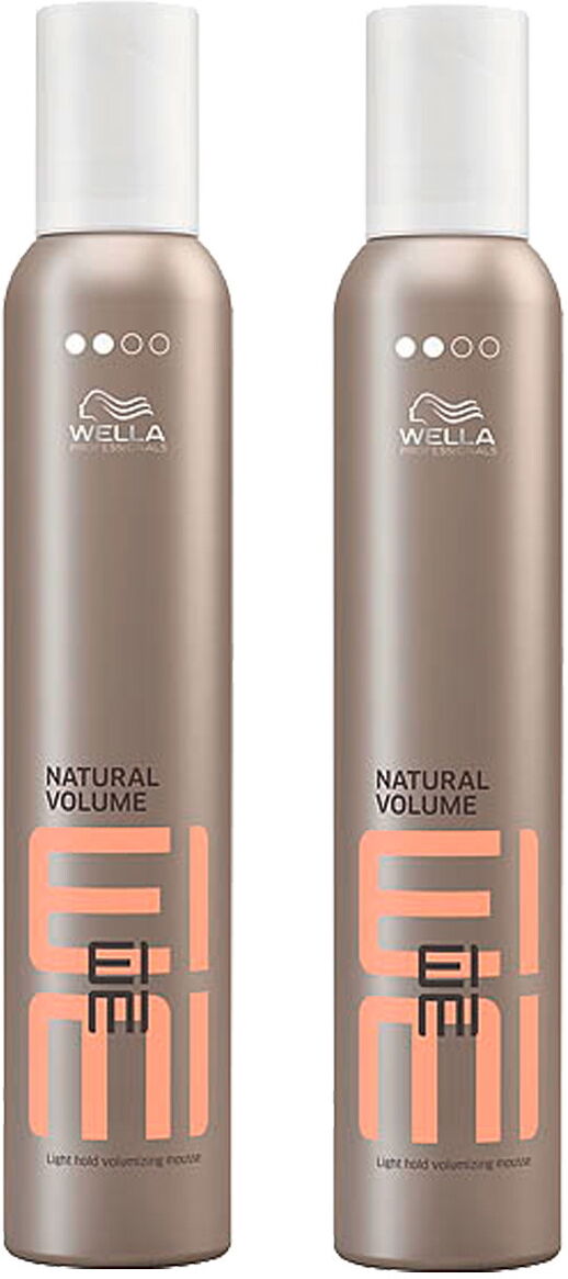 1L Wella Professionals EIMI Volume Natural Bundle (Styling Mousse 2 x 500ml)