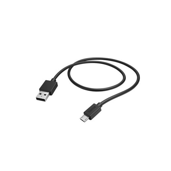 Hama USB-A naar Micro-USB laadkabel, 1 m, Zwart