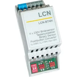 ISSENDORFF Tasten-/Binärsensor 4-f. 230V f.Hutschi. LCN - BT4H