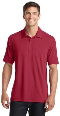 Port Authority K568 Cotton Touch Performance Polo Shirt in Chili Red size 4XL   Polyester/Spandex Blend