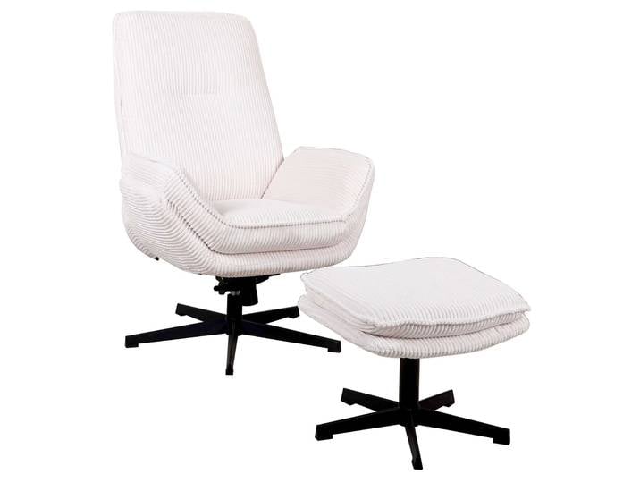 Z2 Relaxsessel inkl. Hocker RONJA, natur, Cord