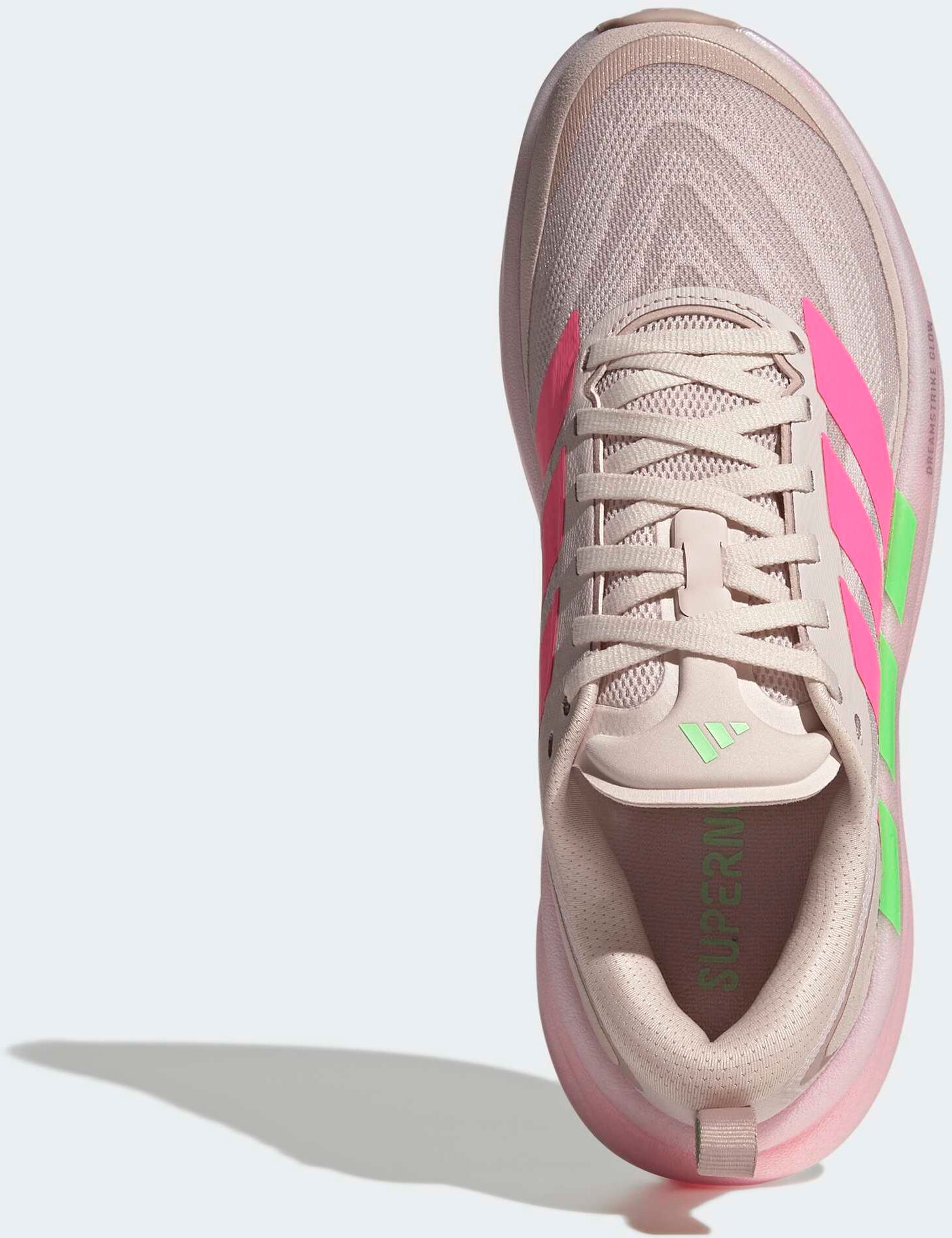 Laufschuh ADIDAS PERFORMANCE "SUPERNOVA GLIDE", Damen, Gr. 43, rosa (putty mauve, lucid pink, wonder taupe), Textil, Schuhe Laufschuh, für mehr Komfort