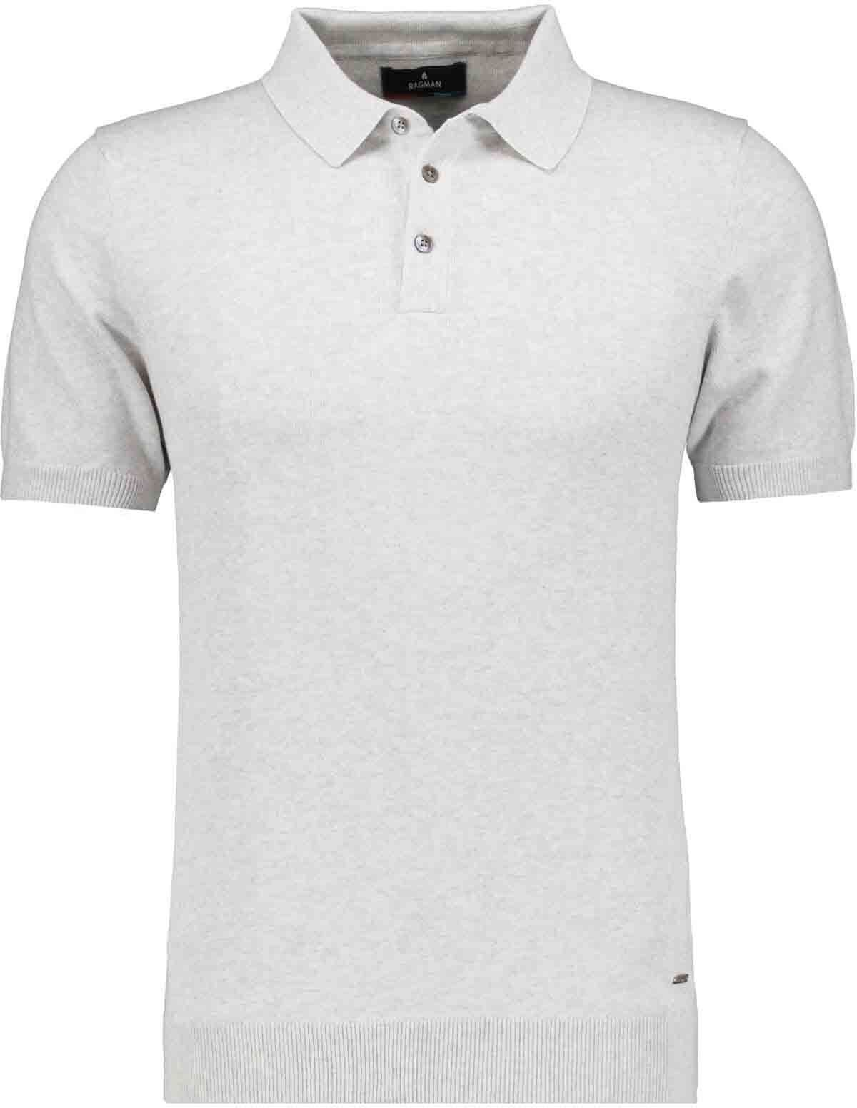 Rundhalspullover RAGMAN, Herren, Gr. 54, silber, Feinstrick, 100% Baumwolle, Pullover Rundhalspullover silber 54