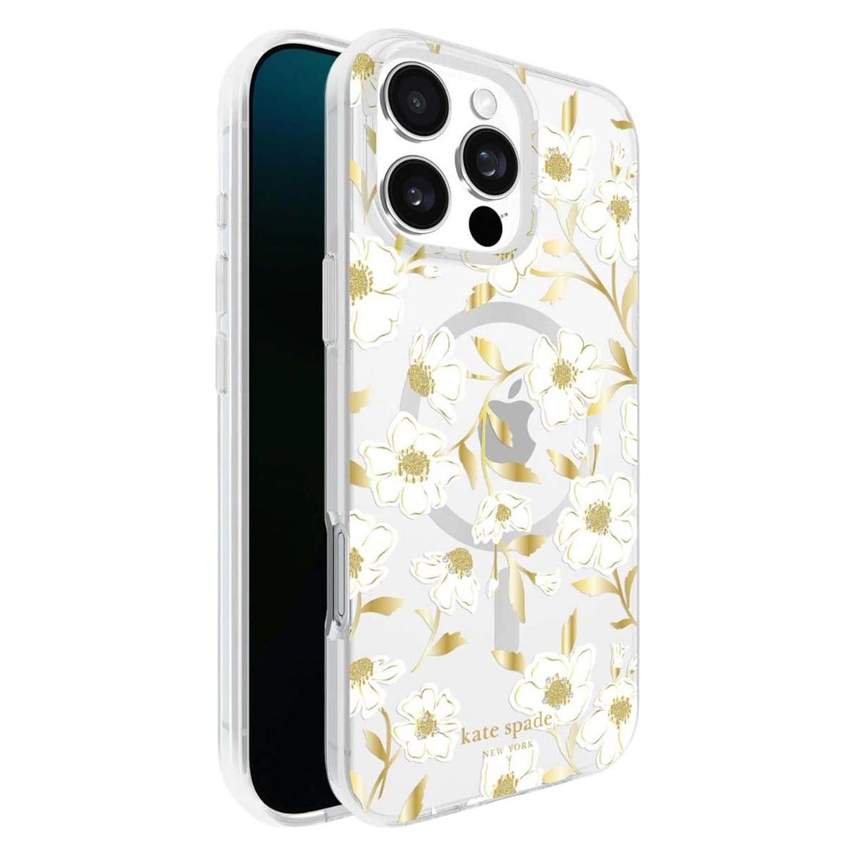 Kate Spade Protective Gems MagSafe - iPhone 16 Pro Max Hülle (Sunshine Floral) (Apple iPhone 16 Pro Max) (KS054468)