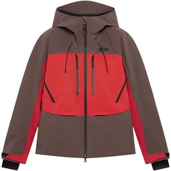 OAKLEY WOMENS KENDALL RC SHELL Jacke 2027 dark umber/hibiscus red - M