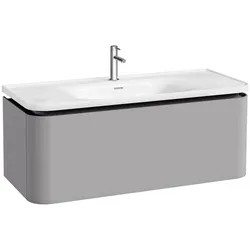 VitrA Glora Set Möbelwaschtisch + Waschtischunterschrank mit LED-Ambientebeleuchtung 120 Matt,80379 80379