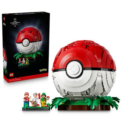 Konstruktionsspielsteine LEGO "Pokéball mit Beeindruckenden Trainermomenten (72154), LEGO Pokémon", bunt, Spielbausteine, Kunststoff, Made in Europe
