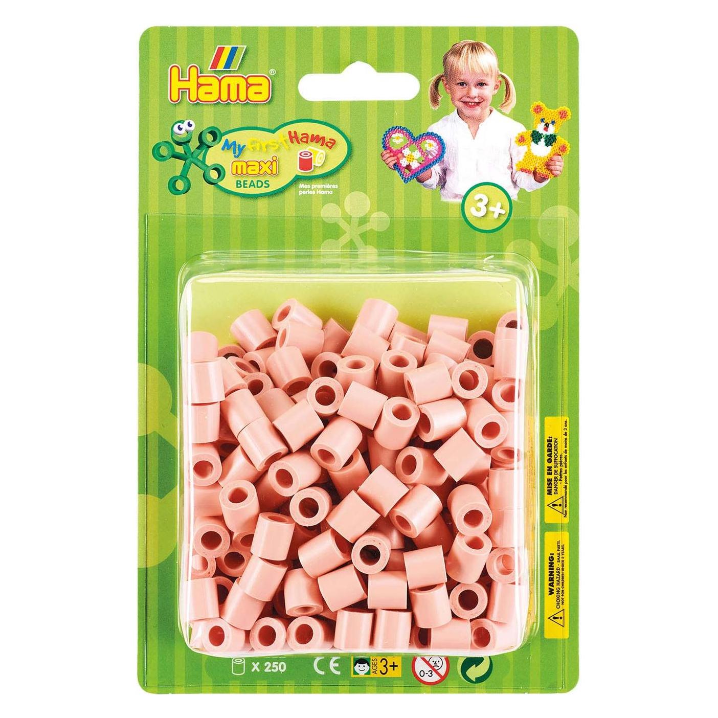 Hama Strijkkralen Maxi - Mat Roze, 250st. (8526)