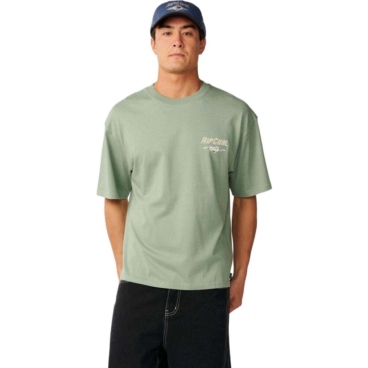 RipCurl Heritage Icon Tee sage (3396) 2XL 12FMTE-3396-2XL
