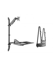 Equip Tischhalterung 17"-32"/1TFT 8kg 360°+Nb.halter. sw (650170)