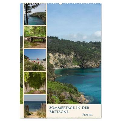Sommertage in der Bretagne (Wandkalender 2027 DIN A2 hoch), CALVENDO Monatskalender