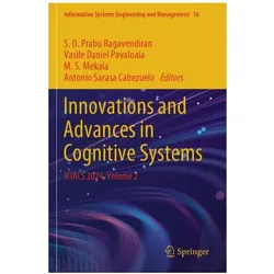 Innovations and Advances in Cognitive S, Fachbücher von Daniel Pavaloaia, Antonio Sarasa Cabezuelo, M S. D. Prabu Ragavendiran, Vasile S Mekala