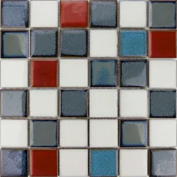 Premium Mosaic Keramikmosaik blau 30x30 cm glanz MOS48MIX1