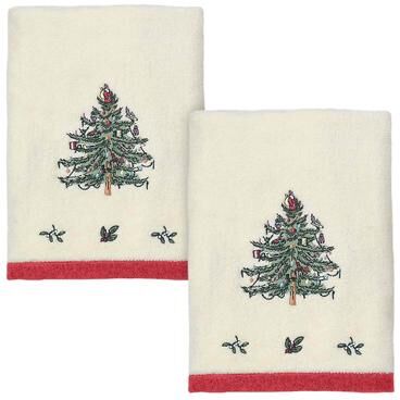 Spode® Christmas Tree 2-Pack Hand Towel Set