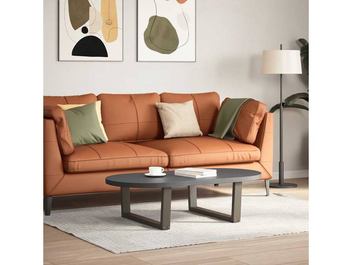 vidaXL Couchtischbeine V-Form 2 Stück Naturstahl 70x(30-31,3) cm Stahl