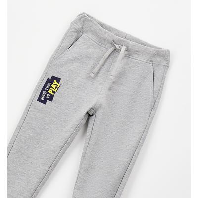 Sweatpants IDO "BABY BOY TROUSERS", Jungen, Gr. 98, EURO-Größen, grau (melange grau), 100% Baumwolle, Hosen