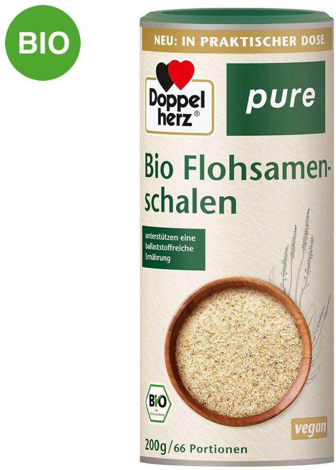 Doppelherz Bio Flohsamenschalen Pure Pulver
