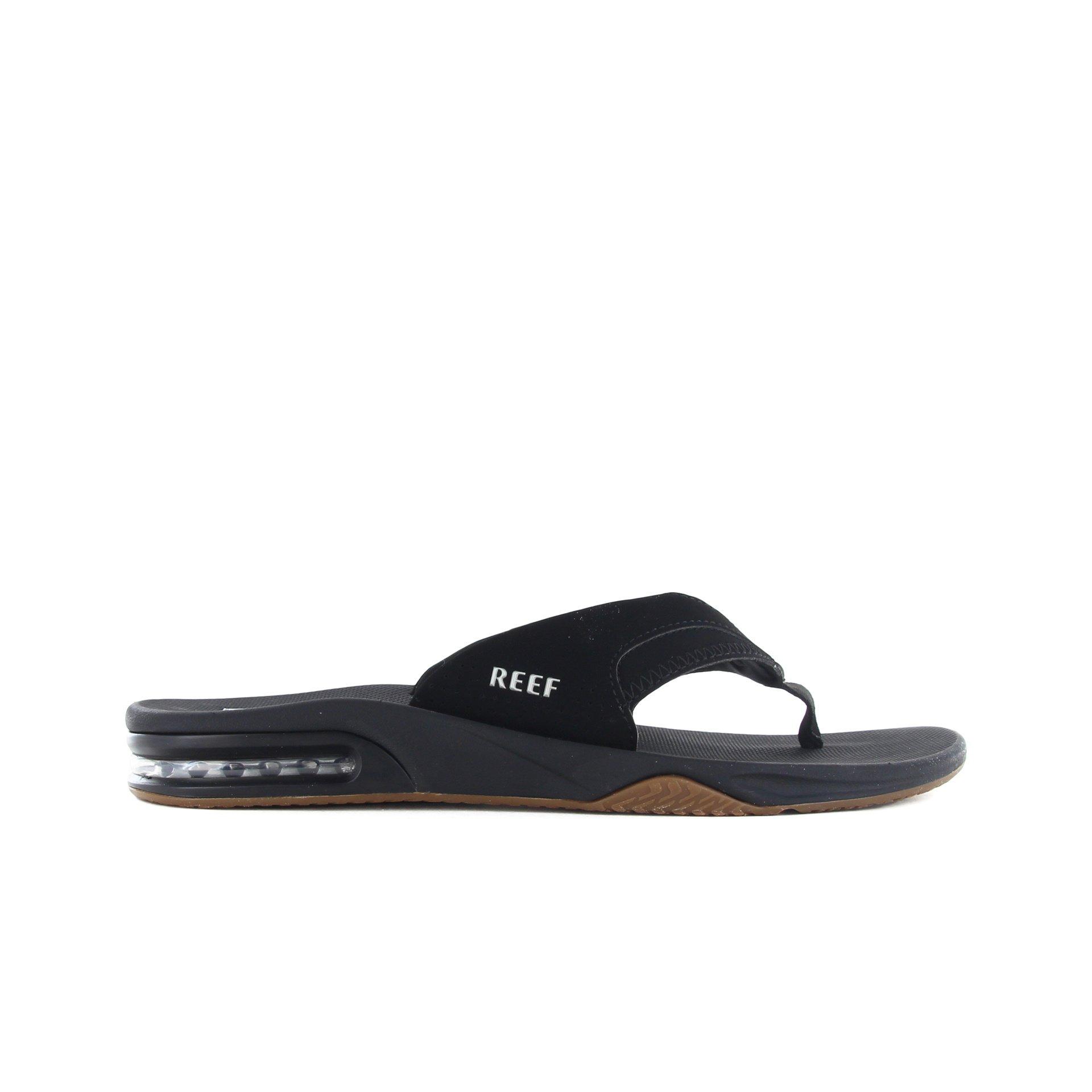 SCHWARZE FANNING-FLIP-FLOPS