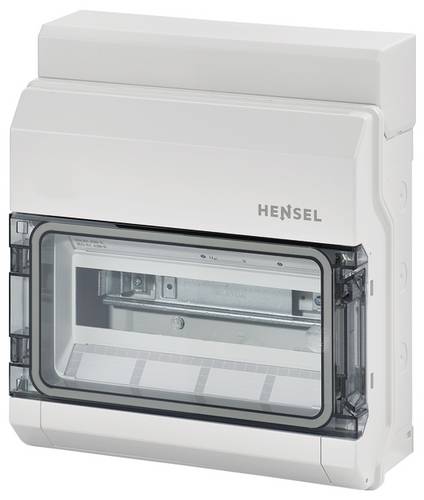 Hensel 1659658 KV 9112 Kleinverteiler Aufputz Anzahl Teilungen = 12 Anzahl Reihen = 1