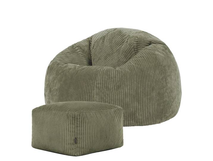 SITZSACK Klassisch + Hocker, Cord