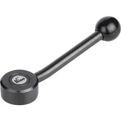 SPANNHEBEL FLACH GR.1 M06, A=100, FORM:15°, STAHL, KOMP:KUNSTSTOFF