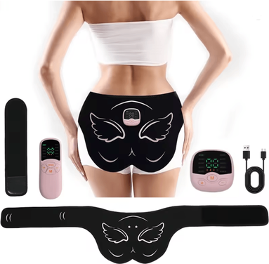 Inspire Essentials Electric Hip Trainer And Muscle Stimulator With Remote Control For Toning And Lifting Electric Hip Trainer And Muscle Stimulator With Remote Control For Toning And Lifting