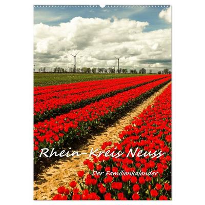 Rhein-Kreis Neuss - Der Familienkalender (Wandkalender 2026 DIN A2 hoch), CALVENDO Monatskalender