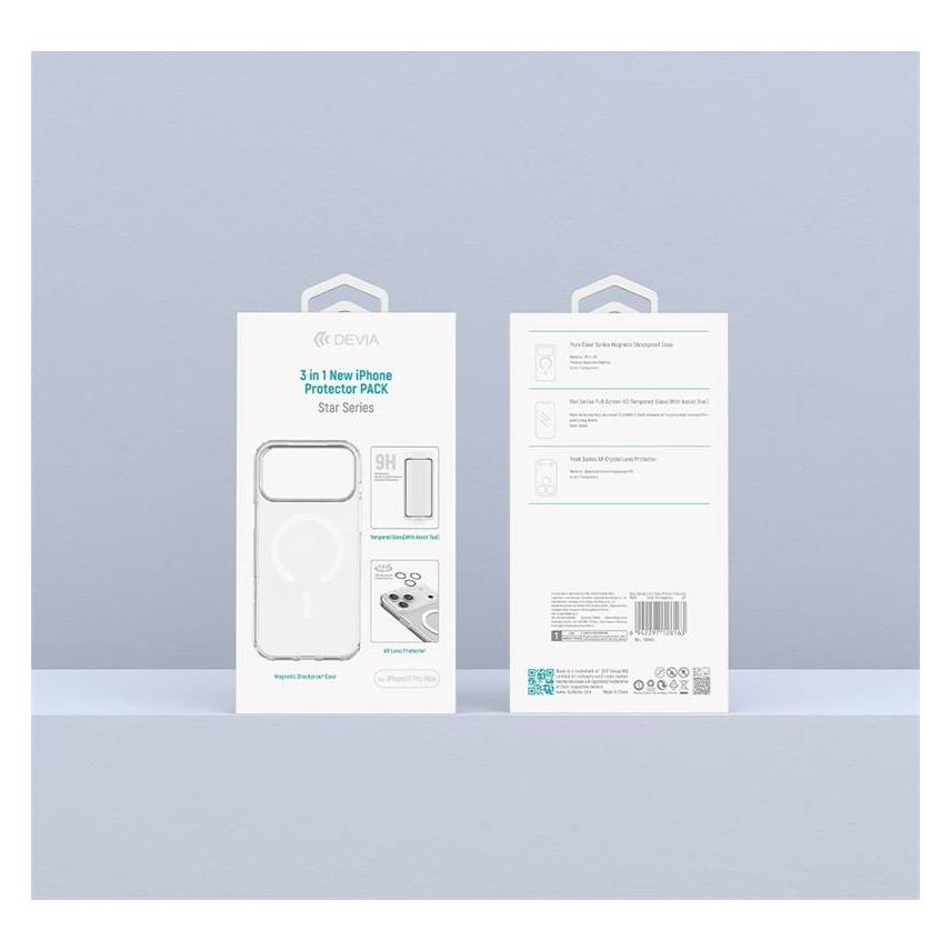 Devia Star Series 3-in-1 / Schutzhüllenset / Apple iPhone 17 Pro Max (Apple iPhone 17 Pro Max) (6942297128163)