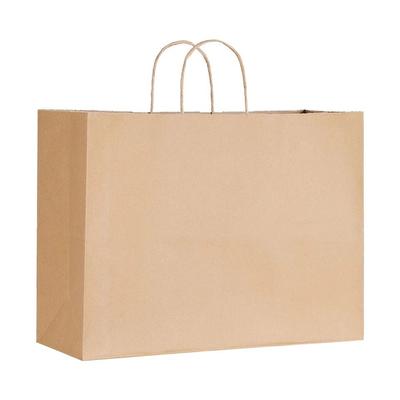 Kraft Paper Bags With Handles Eco Friendly Brown Shopping & Party Retail Bags Kraft Paper Bags With Handles Eco Friendly Brown Shopping & Party Retail Bags