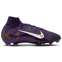 Nike Mercurial Air Zoom Superfly 10 Elite Mbappe FG Fußballschuh violett/gold