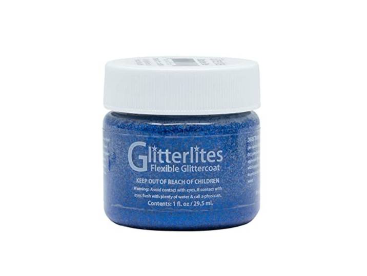 Angelus Kleur Glitterlites 1 oz Starlite blauw