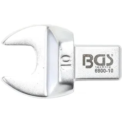BGS Einsteck-Maulschlüssel 10 mm Aufnahme 9 x 12 mm - 6900-10