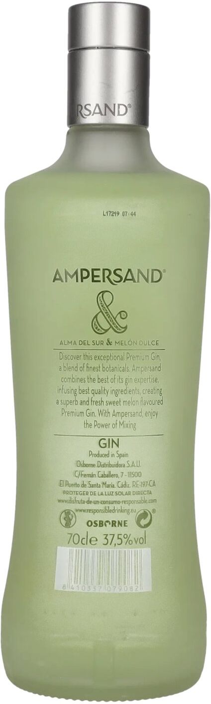 Ampersand Gin Ampersand MELON FLAVOUR Premium Gin 37,5% Vol. 0,7l