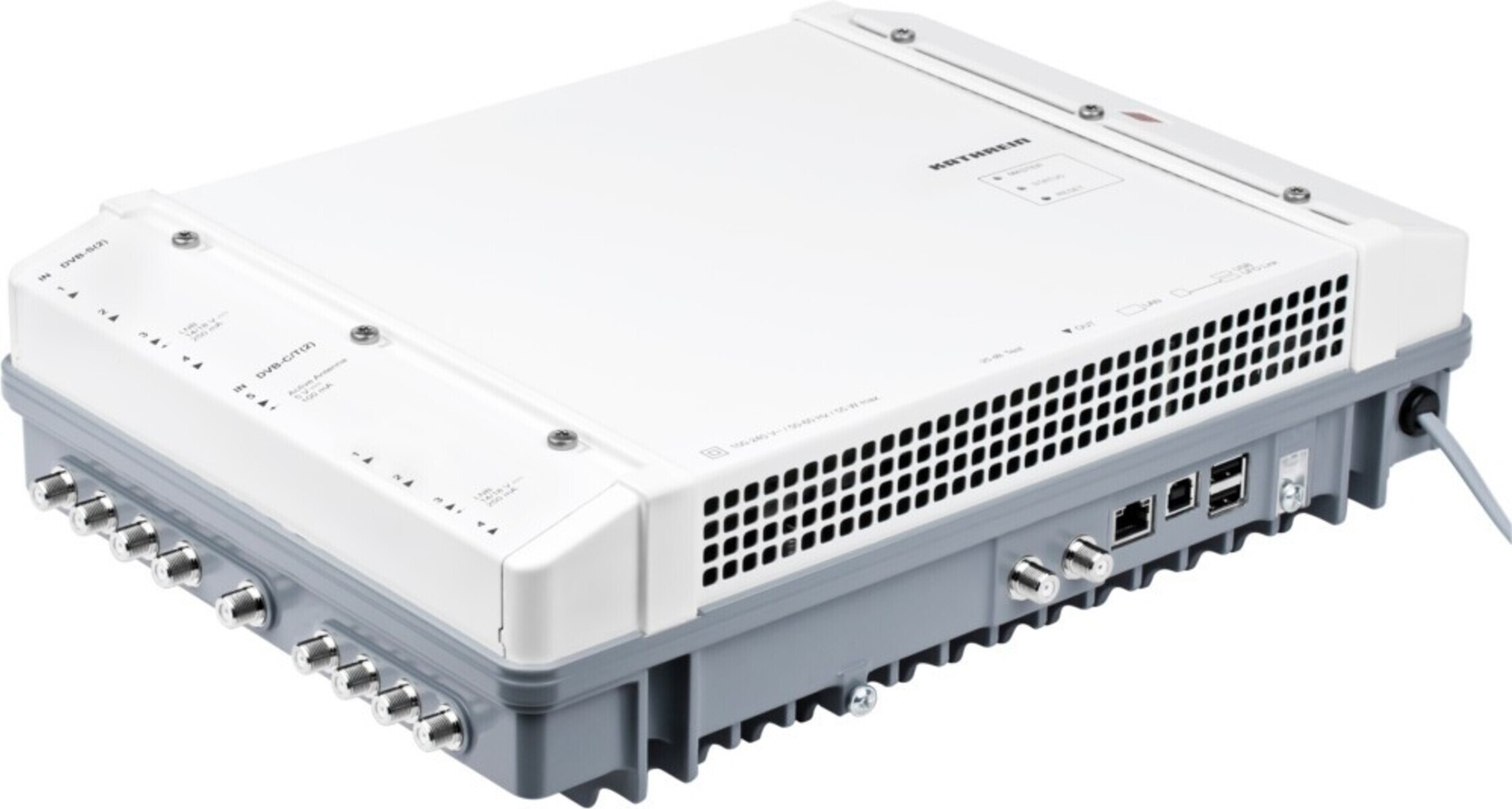 Kathrein UFO 87-18, 950 - 2150 MHz, 60 - 100 dBμV, 1 - 45 Ms/s, 75 Ohm, 107 dBμV, 16-QAM, 64-QAM, 256-QAM, QPSK