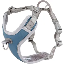 Hurtta Geschirr Venture No-Pull, 80-100, Blau (L, Hund, Allgemein), Halsband + Leine