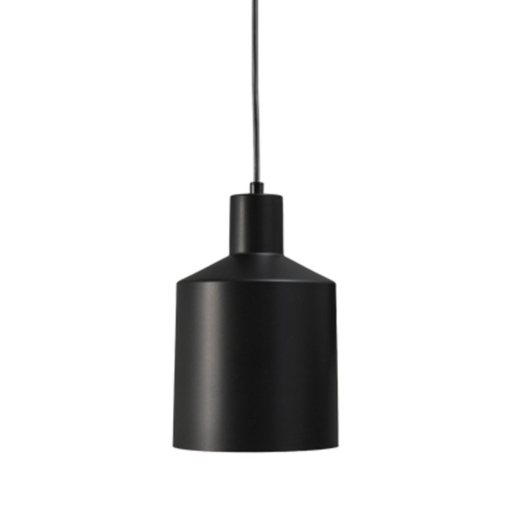 Masterlight Boris Concepto 14 hanglamp - zwart - modern metalen cilinder