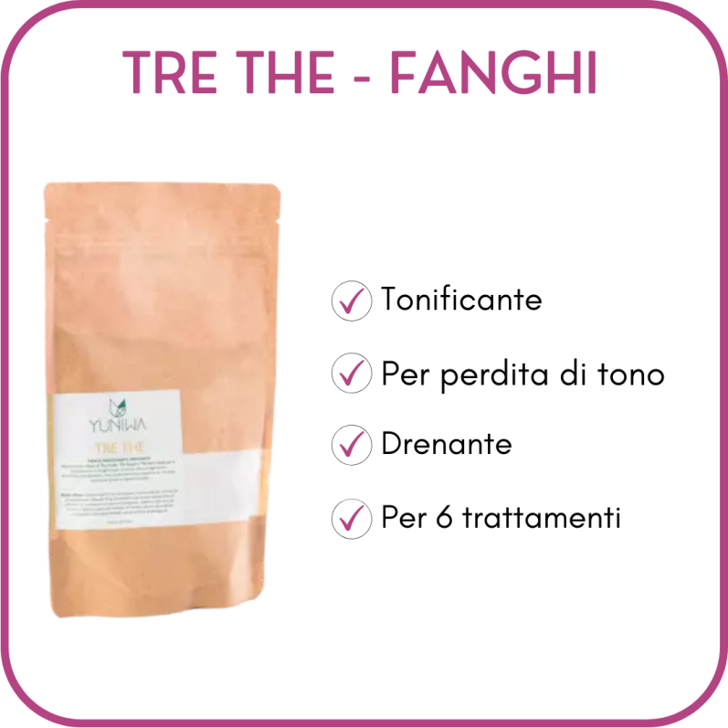 yuniwa cosmetics Micronizzato per Fanghi Rassodanti Anticellulite Tre The