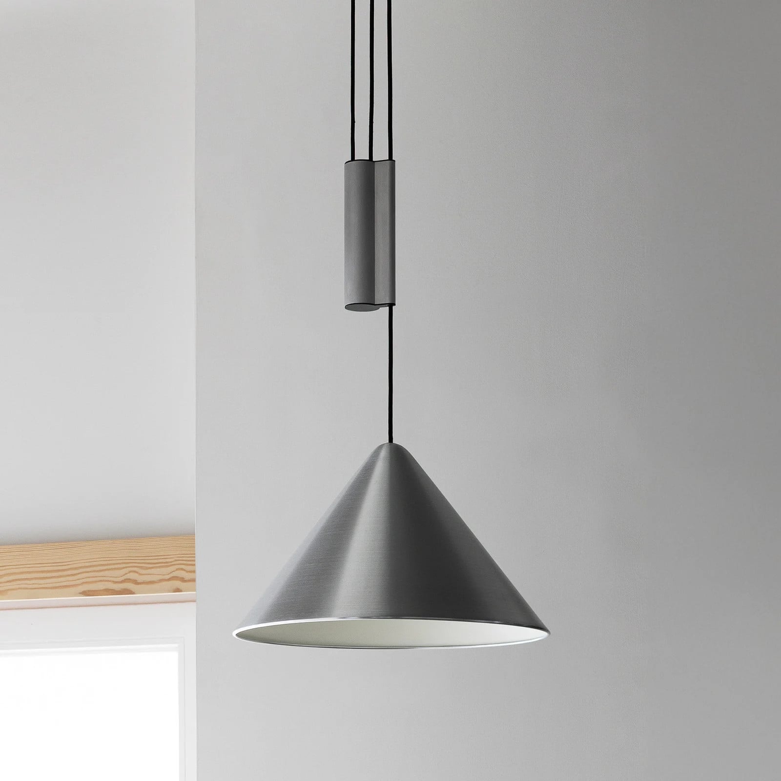 HAY Compass hanglamp aluminium zilver Ø 43 cm E27