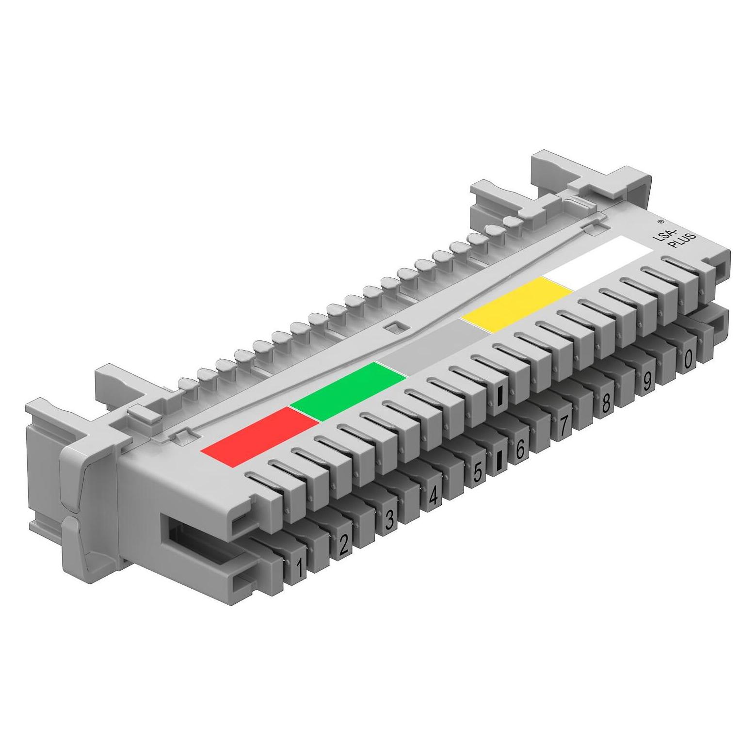 OBO Bettermann Anschlussleiste 10 Doppeladern für LSA 5084008 (5084008)