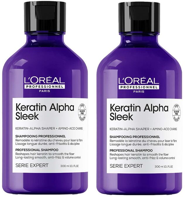 L'Oreal Professionnel L'Oréal Professionnel Keratin Alpha Sleek Shampoo- 2 week* Anti-frizz